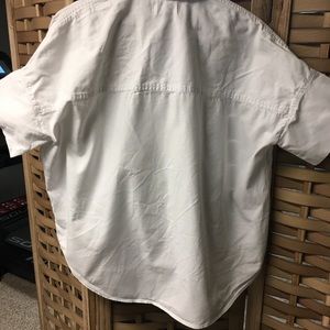 Madewell white cotton courier shirt